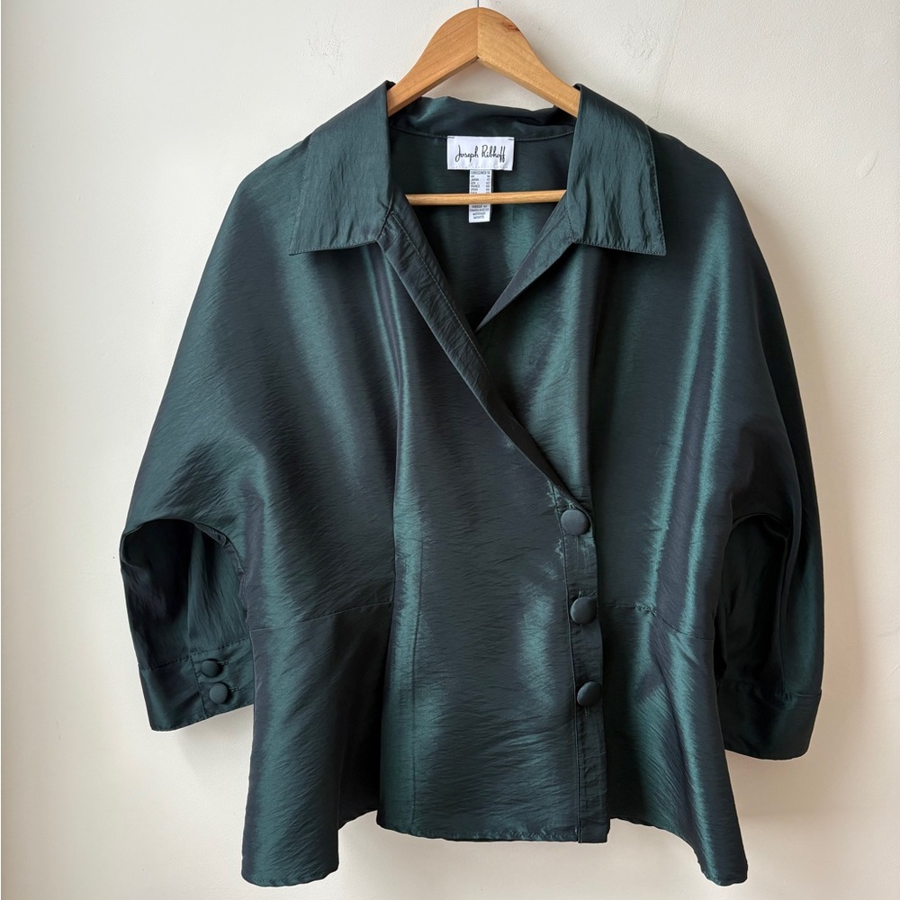 Joseph Ribkoff Taffeta Top - Picture 12 of 14